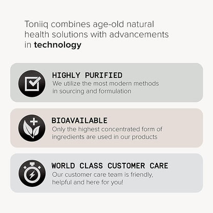 Toniiq 42,000mg 35x Concentrated Ultra High Strength Pomegranate Supplement - 90% Ellagic Acid - 2 Month Supply Capsules - Highly Concentrated Pomegranate Extract Vegetarian Capsules