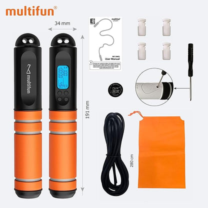 Jump Rope, multifun Speed Skipping Rope with Calorie