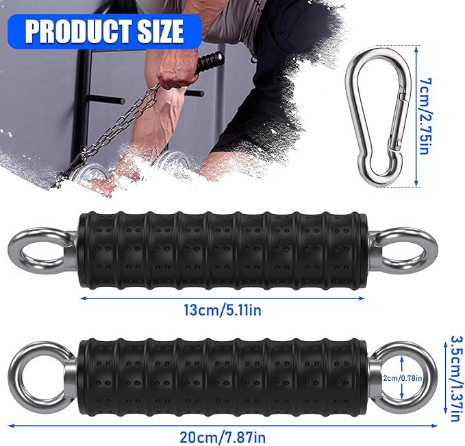 TOBWOLF Gym Cable Extension, Fitness Extension Rope Attachment Compatible with Home Gym Accessories Thick 0.2", Replacement Gym Cable Machine Extension for LAT/Tricep Pull Down, Leg Extensions Machine