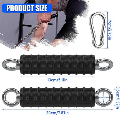 TOBWOLF Gym Cable Extension, Fitness Extension Rope Attachment Compatible with Home Gym Accessories Thick 0.2", Replacement Gym Cable Machine Extension for LAT/Tricep Pull Down, Leg Extensions Machine