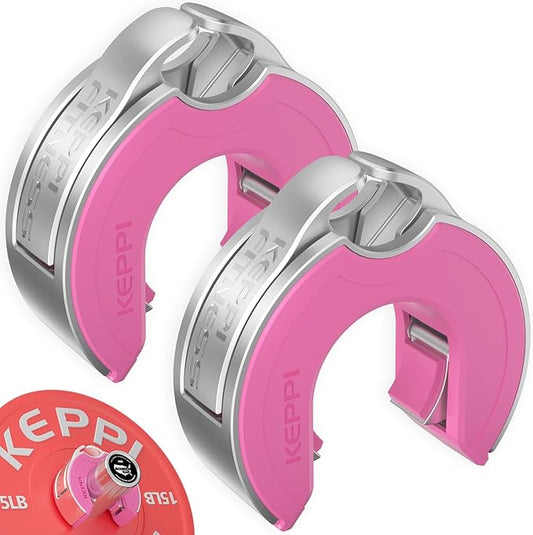 Barbell Clips, C-Shape Barbell Clamps for Weight Lifting 2 Inch
