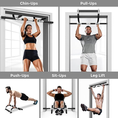 ONETWOFIT Pull Up Bar for Doorway