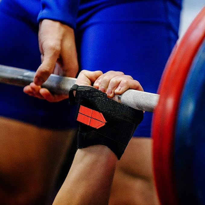 Wrist straps for weightlifting 17" Professional Quality Wrist (2PACK)