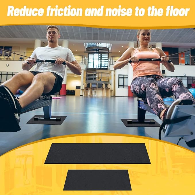 2 Pieces Rower Mat Compatible with Model D 2 Rowing