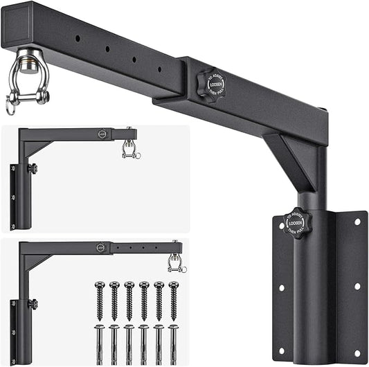 BeneLabel Wall Mount Heavy Bag Hanger, Heavy Duty Punching Bag Stand, Boxing Bag Bracket for Home Gym Indoor Outdoor, 800 LB Capacity