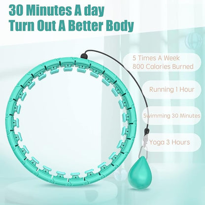 34 Knots Weighted Workout Hoop Plus Size