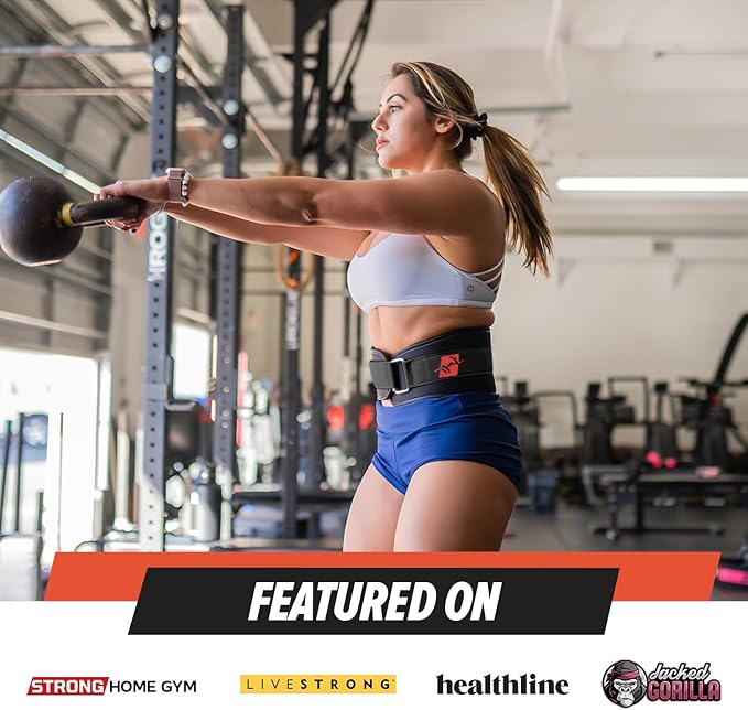 ProFitness Weight Lifting Belt for Women - 4''