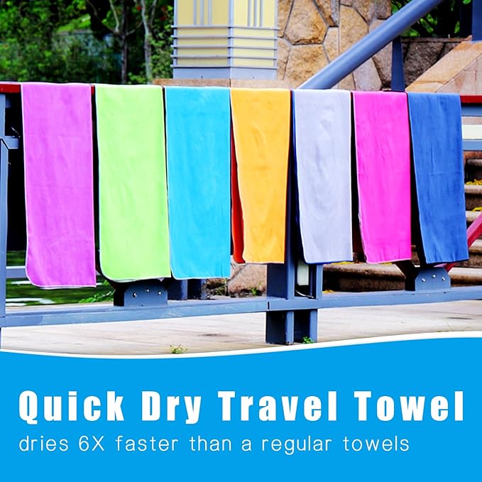 SYOURSELF 2 Pack Microfiber Towel Bath(XL:72"x32"+12"x24")