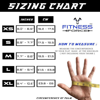 FITNESS FORCE Ventilated Gym Gloves for Men with Built-in Wrist Support for Workouts Weightlifting Gloves Workout Gloves for Women Exercise Fitness Gloves Perfect for Powerlifting, Cross Training