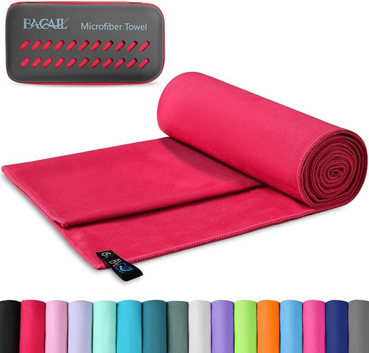 BAGAIL Camping Towel with EVA Case