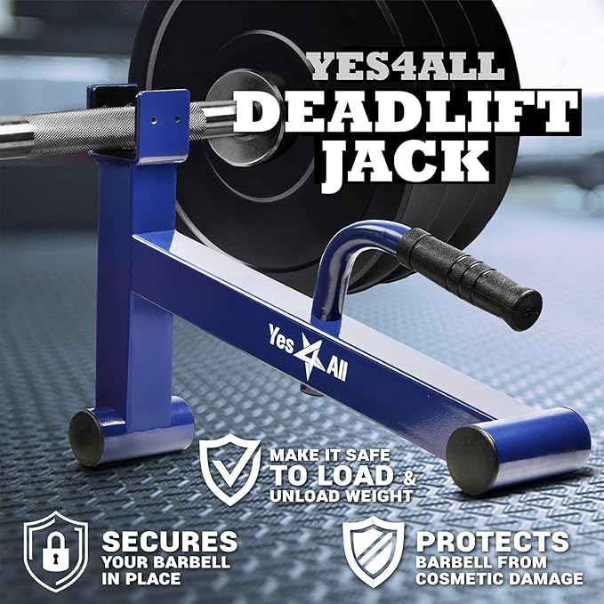 Yes4All Deadlift Jack/Barbell Stand Upload 600lb Barbell Plates