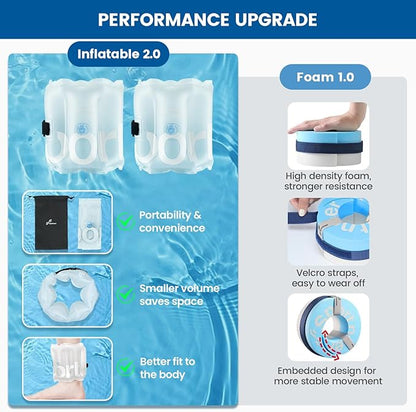 Inflatable Aquatic Cuffs Exercise Equipment: Sportneer Water Aerobics