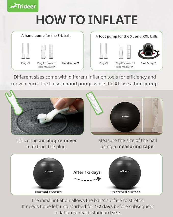 Trideer Ball Chair Yoga Ball Chair Exercise Ball