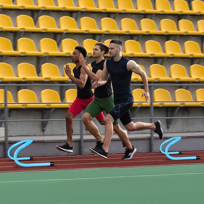 Wettarn 18 Pcs 6" Speed Training Hurdles Agility