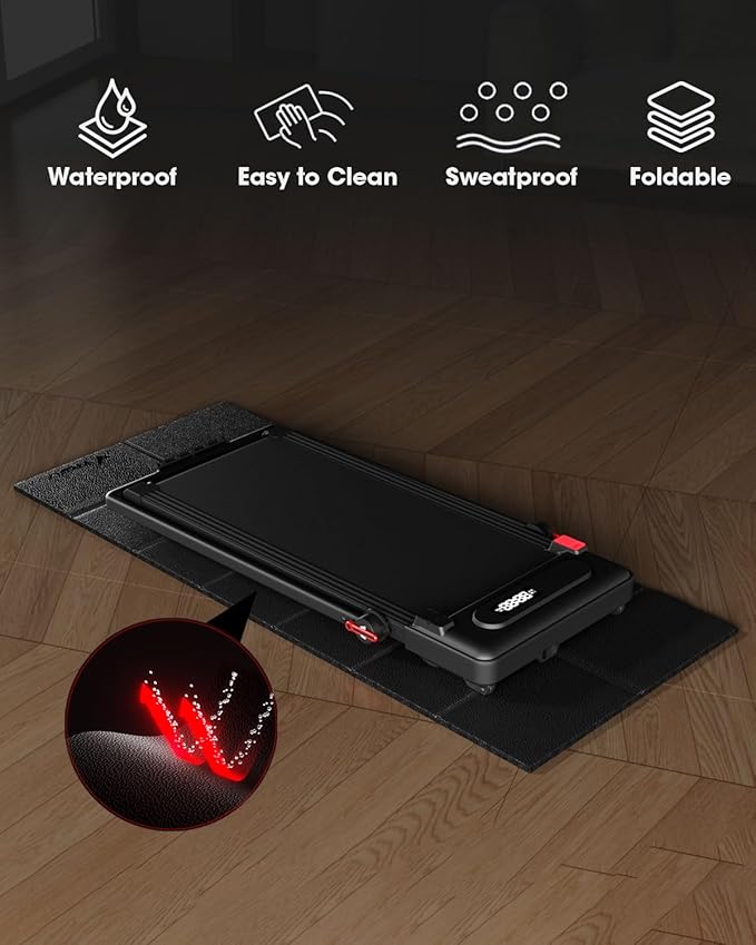 Foldable Treadmill Mat for Carpet
