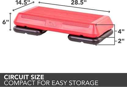 The Step Circuit Size Aerobic Platform