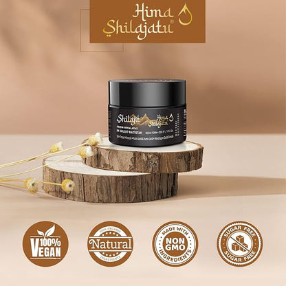 Shilajit Purest Himalayan Shilajit Resin - Gold Grade 100% Pure Shilajit with Fulvic Acid & 85+ Trace Minerals Complex for Energy & Immune Support, Pack of 3 (6 Months Supply)