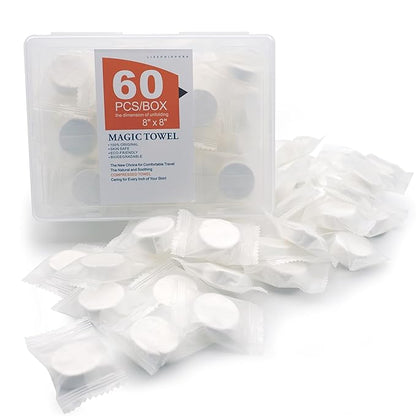 Mini Compressed Towels are Expandable Towels Reusable(60Pcs )