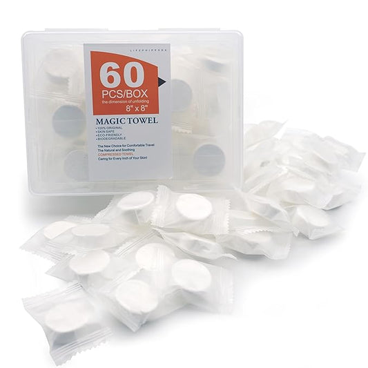 Mini Compressed Towels are Expandable Towels Reusable(60Pcs )
