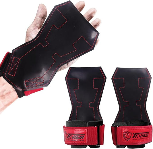 Wrist Straps for Weightlifting for Maximum Grip Support - Lifting Deadlift Strap & Weight Lifting Grips Gloves for Working Out Pull Up Deadlifting & Shrugs