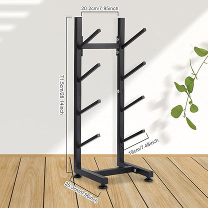 BiJun Skateboard Racks Floor Stand, 4-Layer Skateboard Holder,Snowboard Storage Rack, Skateboard Organizer Floor Stand for Deck, Longboard, Snowboard, Standard Skateboards, Mini Cruiser Skateboard