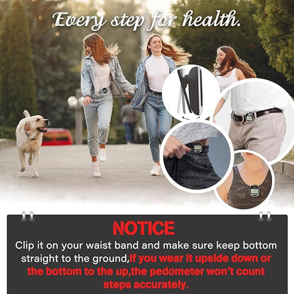 PINGKO Outdoor Multi-Function Portable Sport Pedometer Step/Distance/Calories/Counter