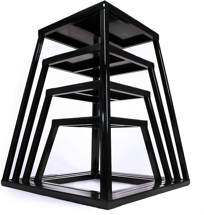 Rage Fitness Steel PlyoBox12-18-24-30Inch High Anti-SlipPlyometric JumpBoxes For Agility