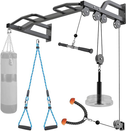 Kipika 48" Wall Mounted Multifunction Cable Pulley System Gym 48" Wall
