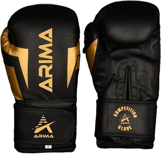 Boxing Gloves - Premium PU Leather, Heavyweight - Ideal for Boxing, Kickboxing, Muay Thai & Fitness Training