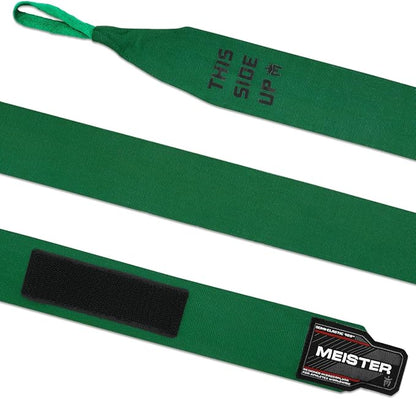 Meister Adult 180" Semi-Elastic Hand Wraps for MMA & Boxing (Pair)