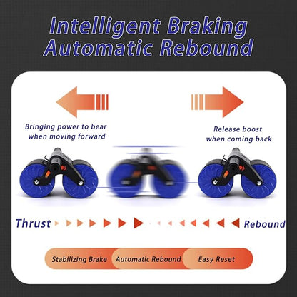 Automatic Rebound Abdominal Wheel for Abs Workout Equipment,2023 New