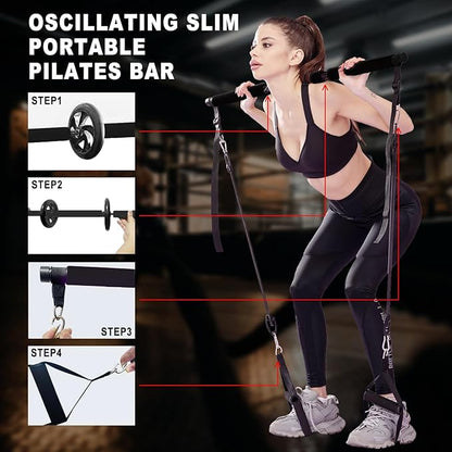 The ultimate Pilates bar set. The fitness bar