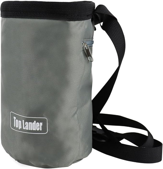 Climbing Chalk Bag, Oxford Bouldering Chalk Bag Rock Climbing Bag with Adjustable Belt, Wear-Resistant Rock Climbing Chalk Bag for Rock Climbing, Weightlifting