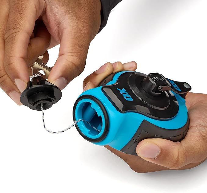 OX Tools OX-P027731 Chalk Line - 100' Thick Line, Curved Hook, 6:1 Gear Ratio, Metal Handle, Easy Top Load, Ergonomic Shape & Rubber Grips - Ideal for Deck Builders, Framers, Roofers