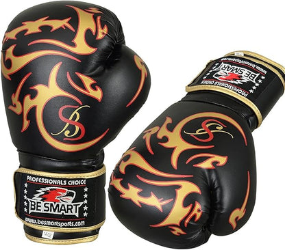 Be Smart Kids Boxing Gloves 4-12 Years 4oz 6oz Training Gloves for Children Sparring Youth Boxing Gloves Junior Training Mitts Punch PU Leather MMA Muay Thai Kick Boxing