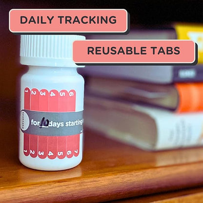 Tracking Stickers/Mixed 3 Pack-Vitamins & Medication in All Forms,Vitamin Organizer,Easy Pill Tracker, Daily Pill Organizer,Medicine Organizer,Weekly Pill Box,7 Day Week, AM/PM,Day & Night