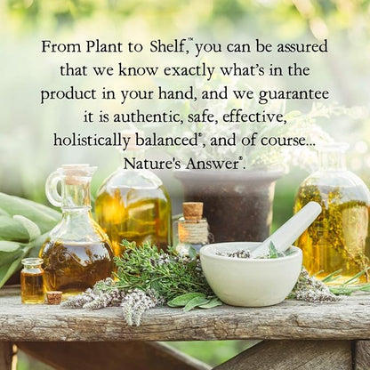 Nature's Answer Black Walnut Green Hull Extract 1oz - Alcohol-Free, Gluten-Free, Kosher - Black Walnut, Wormwood Black Walnut Clove Parasite Cleanse - Detox & Liver Support, Digestive Cleanser