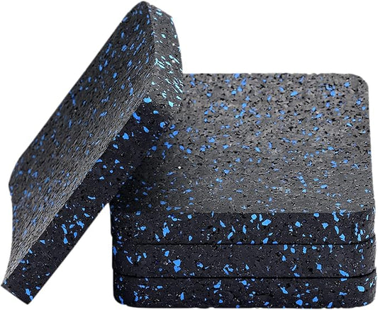 Treadmill Mat Pads 3.94" x 3.94" x 0.5" (4 (4 PCS)