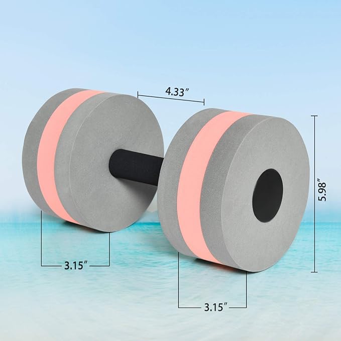 Aquatic Dumbells Set of 2 Water Dumbells Pool