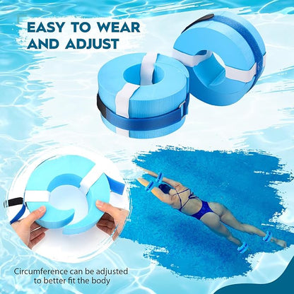 2 Pcs Foam Swim Aquatic Cuffs Equipment Water
