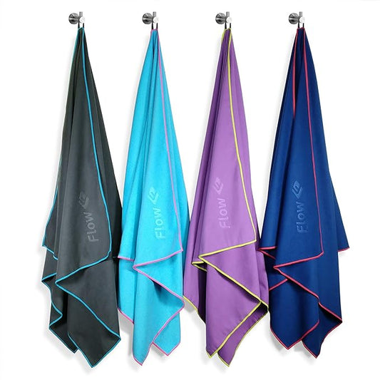 Flow Hydro Sport Towel - Microfiber Quick Dry (48" x 24"))
