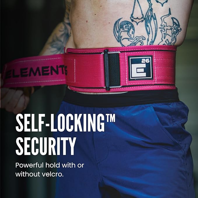 Self-Locking Weight Lifting Belt - Premium Weightlifting Belt