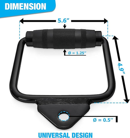 A2ZCARE LAT Pull Down Cable Machine Attachment - Cable Machine Accessories for Home Gym with Multi Option