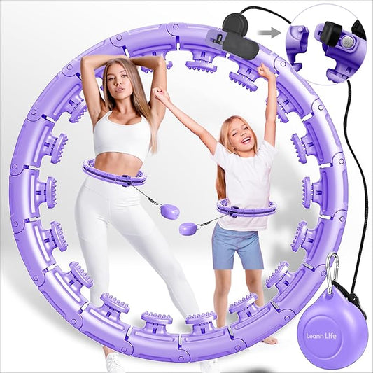 U1-28/30 Knots, Magnetic Lock Smart Weighted Hula Hoop