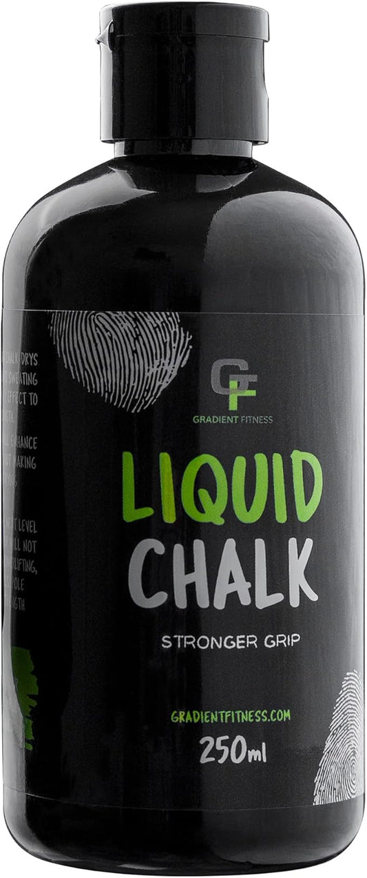 Gradient Fitness Liquid Chalk for Gym, Lifting, Rock Climbing, Pole Grip, Weightlifting, Workout - Dry Hands Hand Grip
