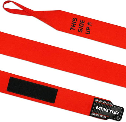 Meister Adult 180" Semi-Elastic Hand Wraps for MMA & Boxing (Pair)