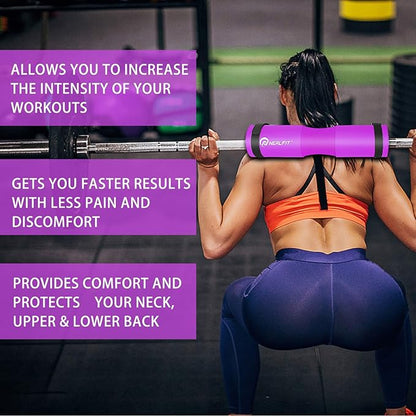 Barbell Pad Squat Pad for Squats—Squat Bar Pad—Great