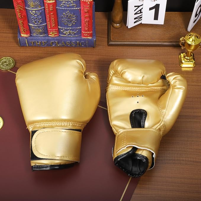 Yardwe Kids Boxing Gloves, Youth Boys and Girls Training Sparring Glove for Kickboxing, Punching Bag, MMA, Thai, Pu Leather, Sponge Liner
