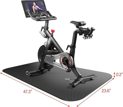 Bike Mat Exercise Bike Mat 23.6" × 47.3")