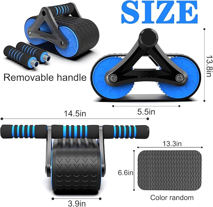 Automatic Rebound Abdominal Wheel，Workout Equipment for Abs